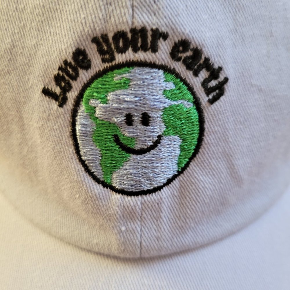 NWOT "Love your Earth" Light Blue baseball hat